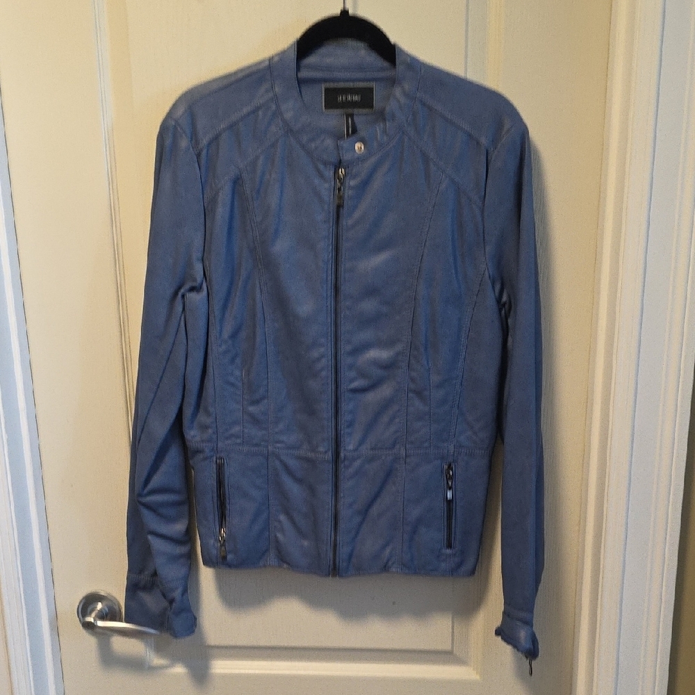 Blue Zip-Up Women's Jacket